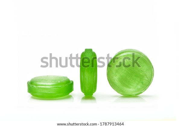 Medical Green Lozenges Relief Cough Sore Stock Photo 1787913464