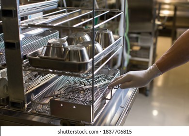 Medical instruments sterilisation in clinic - Powered by Shutterstock