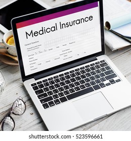 Medical Insurance Health Form Concept