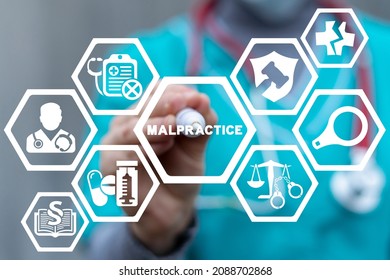 Medical Malpractice Concept. Medicine Pharmacy Law.