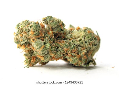 Medical marijuana flower. Close up cannabis flower. Medical marijuana bud. Weed buds. Cannabis strain.