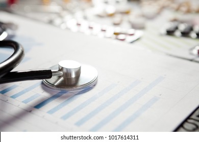 Medical marketing and Health care business analysis report. Medical marketing concept. - Powered by Shutterstock