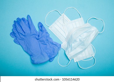 Medical Mask And Gloves.