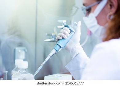 medical and medicine laboratory photo pipette  - Shutterstock ID 2146065777