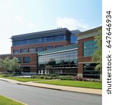 Medical Office Building. A modern medical office building on a hospital campus housing physician practices and other health care services