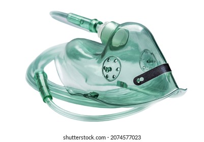 Medical Oxygen Mask Isolated On White Background 