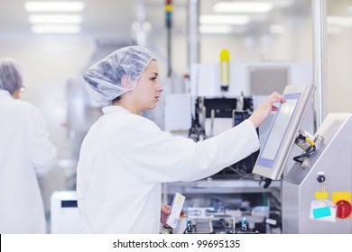 Medical Pills Industry  Factory And Production Indoor