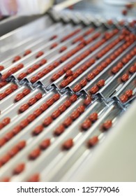 Medical Pills In Production Line