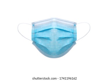 Medical protective mask isolated on a white background - Shutterstock ID 1741196162