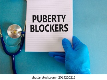 Medical Puberty Blockers Symbol Words Puberty Stock Photo 2065220213 ...