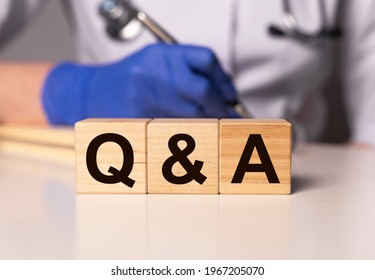 Medical QA Or FAQ Concept. Health Questions And Answers.