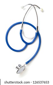 Medical Stethoscope On White Background