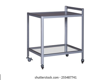 Medical Table On A White Background