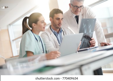 Medical Team Checking Xray Results