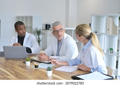 Medical team meeting in hospital room - Shutterstock ID 2079022783