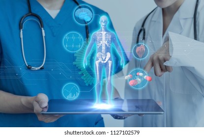 Medical technology concept. - Shutterstock ID 1127102579