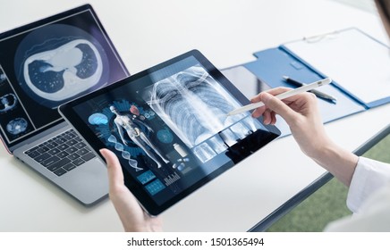 Medical Technology Concept. Med Tech. Electronic Medical Record.