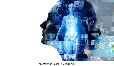 Medical technology concept. Remote medicine. Electronic medical record. - Powered by Shutterstock