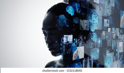 Medical technology concept. Remote medicine. Electronic medical record. - Shutterstock ID 1532118050