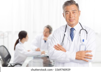 Medical workers - three Chinese people