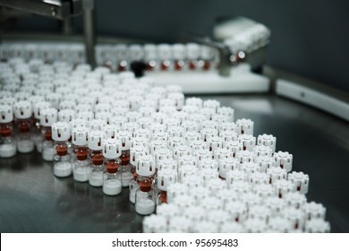 medicament being made at a pharmaceutical company