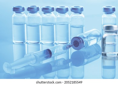 Medication prepared for people affected by Covid-19, as a treatment for patients infected - Shutterstock ID 2052185549