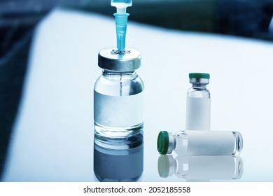 Medication prepared for people affected by Covid-19, as a treatment for patients infected - Shutterstock ID 2052185558
