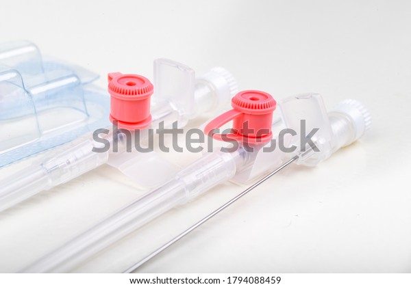 Medicinal Venflon Administration Intravenous Fluids Medical Stock Photo 