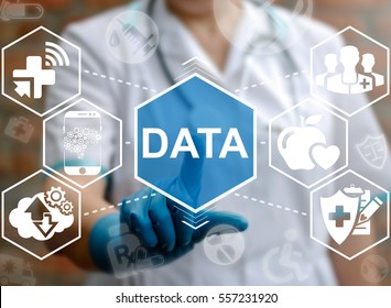 Medicine Big Data Smart Mobile Computer Health Care Integration Iot Concept. Medical Information Database Cloud Server Healthy Web Technology