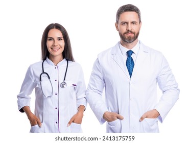 medicine, healthcare and people concept. doctor practitioner at hospital. Confident practitioner doctor standing in medical office. general practitioner with stethoscope. Primary healthcare - Powered by Shutterstock