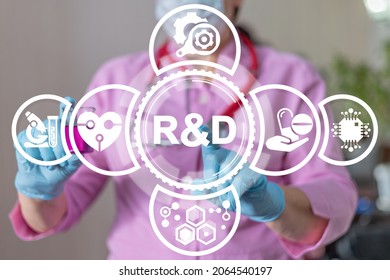 Medicine or pharmacy concept of research and development. Medical R and D Innovation Science Technology.