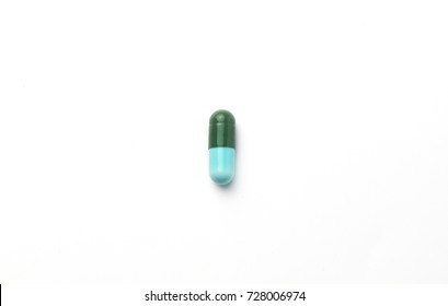 Medicine Pills,capsules On Isolated.