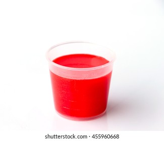 Medicine Syrup In A Small Cup 