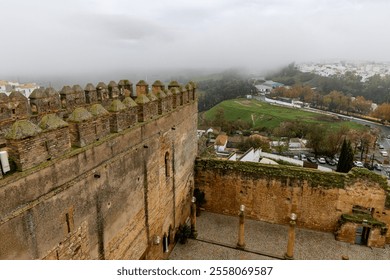 Carmona’s Medieval Architecture in a Misty Andalusian Landscape - Powered by Shutterstock