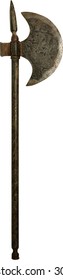 Medieval Barbarian Or Viking Vintage Axe