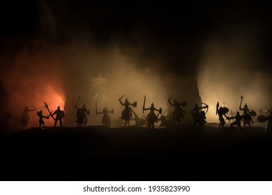 medieval-battle-scene-silhouettes-figure