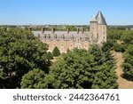 medieval castle in blain in france 