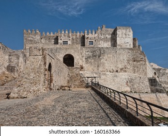 medieval Castle, guzman el bueno, de Tarifa, andalusia, spain
