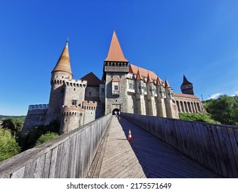 Medieval Castle Inside And Outside