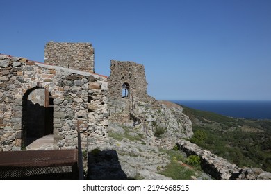 The Medieval Castle In Samothrace Island