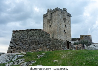 Medieval castle of San Felices de los Gallegos, Salamanca, Spain. - Shutterstock ID 1963380652