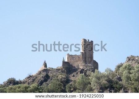 Medieval castles of Lastours in the south of France near Carcassonne (linked to Catharism)