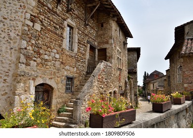 Medieval City Building Pérouges France