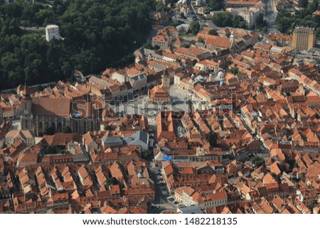 Similar – Aerial View Of Brasov City In Romania