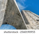 The medieval city walls of Como, dating back to the XII century under the reign of Frederick Barbarossa, Lombardy, Italy