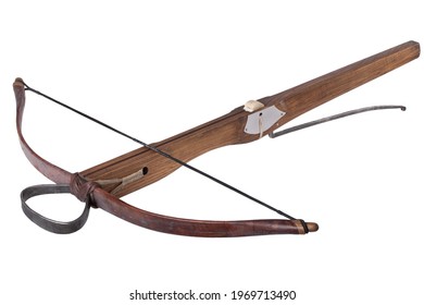 Medieval Crossbow Isolated On White Background