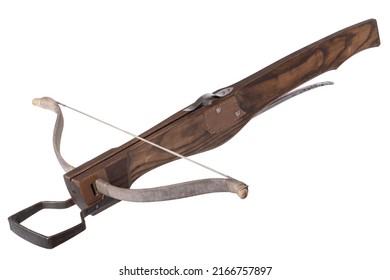 Medieval Crossbow Isolated On White Background