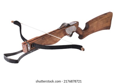 Medieval Crossbow Isolated On White Background