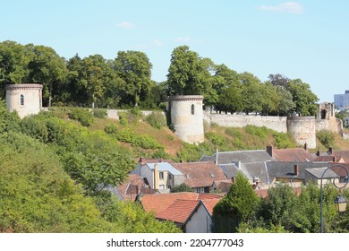 The Medieval Fortification Of Dreux Castle, Centre-Val De Loire, France