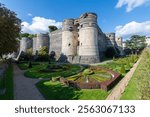 Medieval Fortified Castle in Angers, France